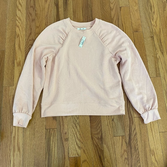 Madewell Gathered Puffsleeve Sweatshirt 